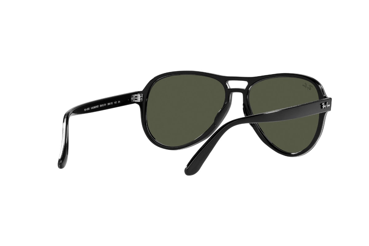 Lentes de Sol Vagabond Black Trasparent Black  Ray Ban