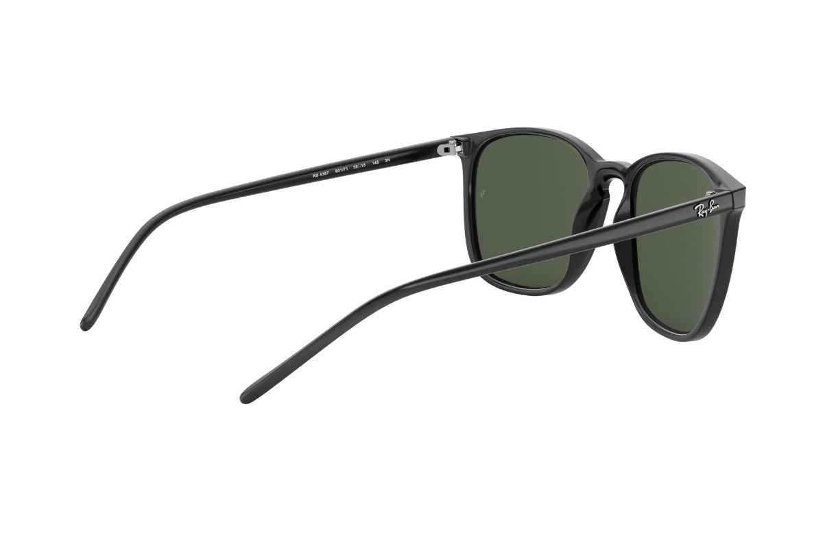 Lentes de sol Ray-Ban RB4387 Black Green