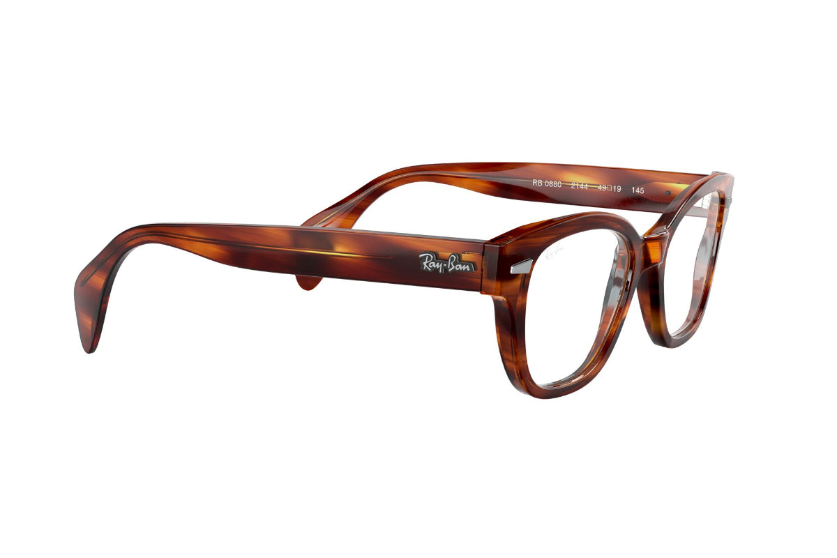 Lentes Ópticos Striped Havana Ray-Ban