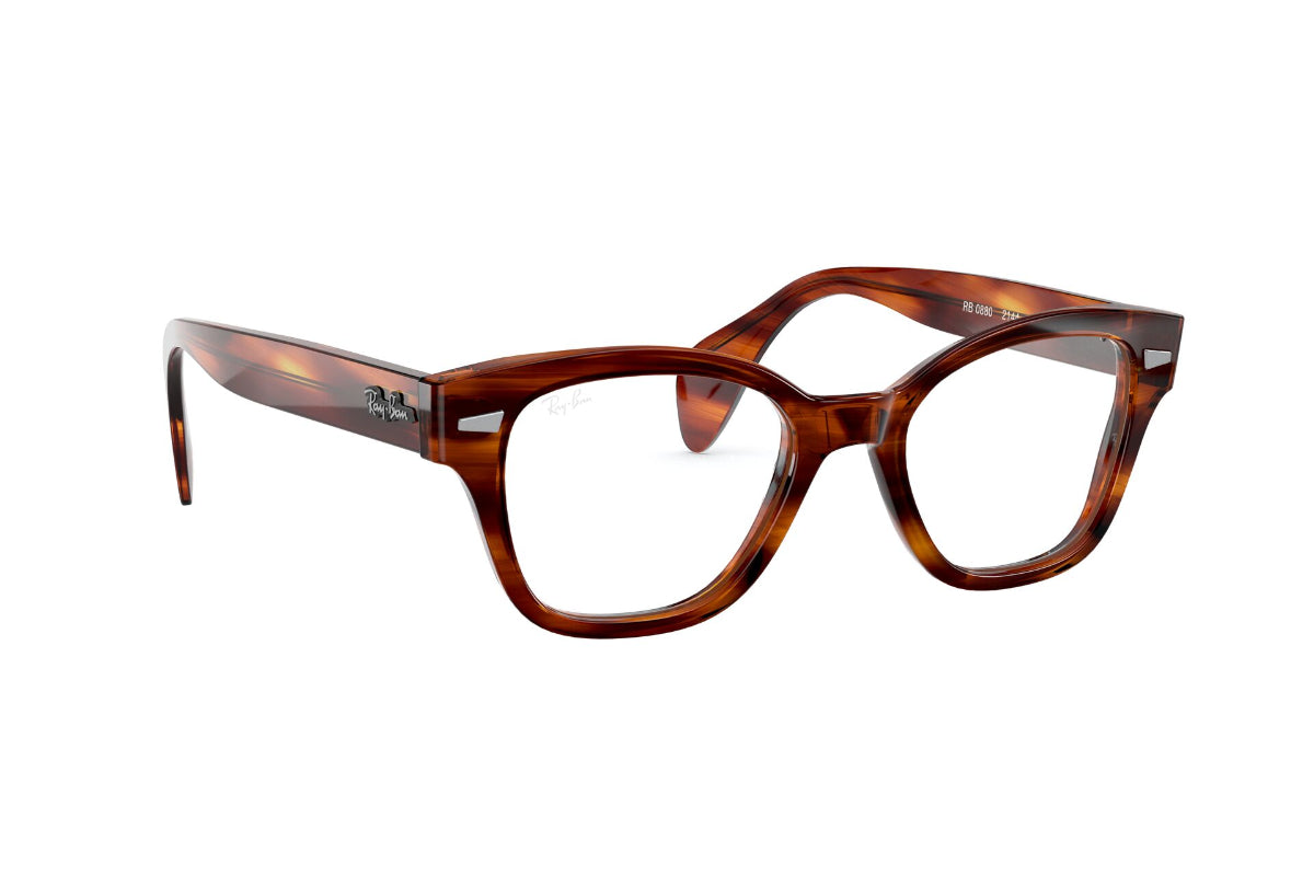 Lentes Ópticos Striped Havana Ray-Ban