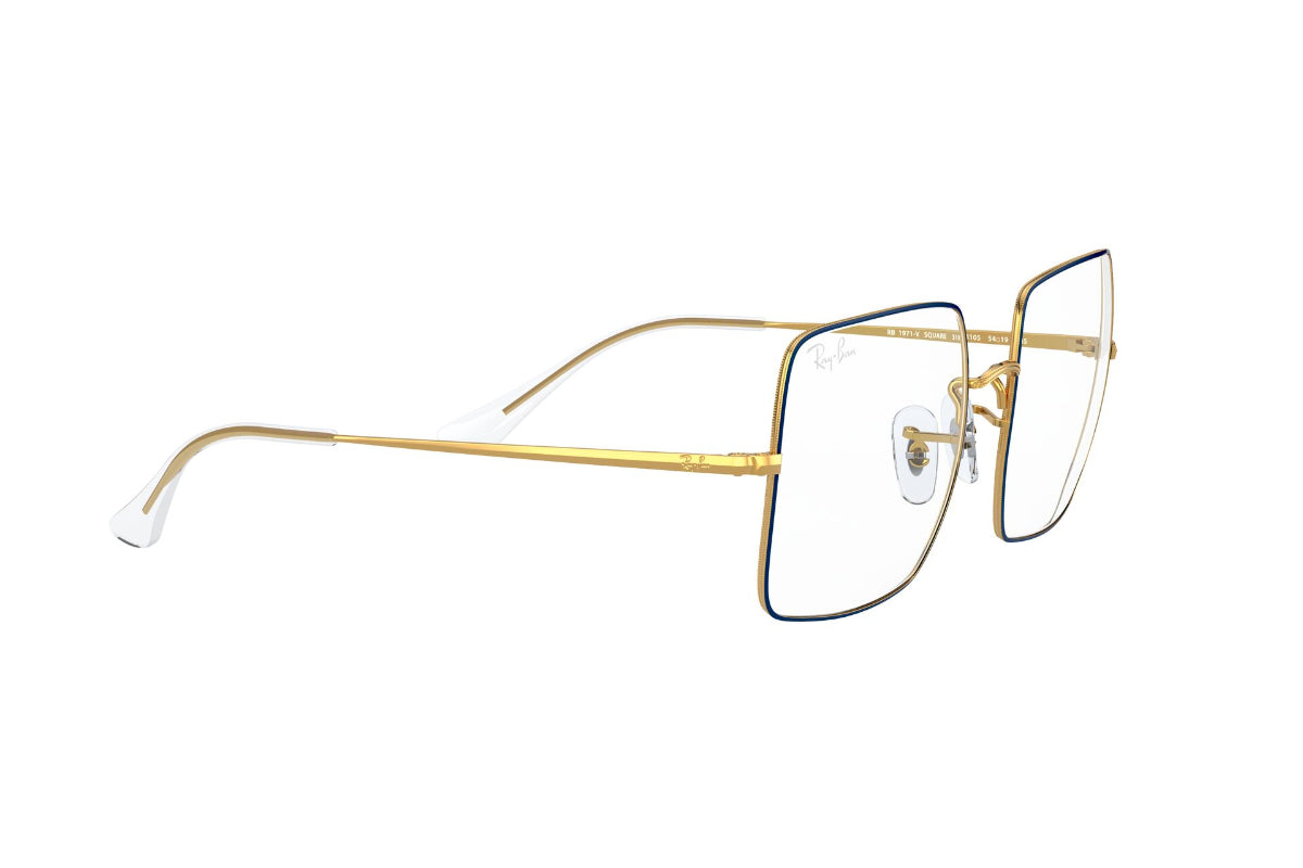 Lentes Ópticos Square Blue On Legend Gold Ray-Ban