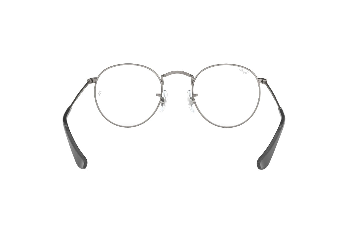 Lentes Ópticos Round Metal Matte Gunmetal Ray-Ban