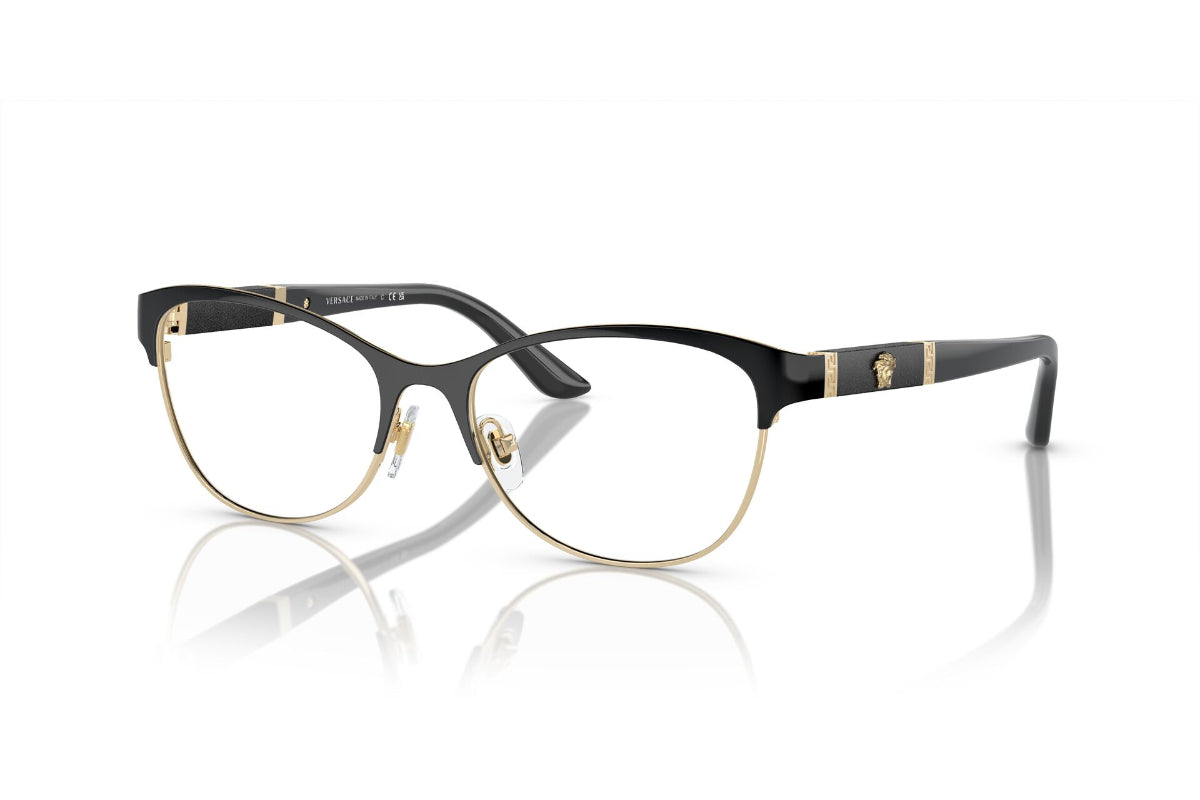 Versace Lentes Ópticos Leather Medusa VE1233Q