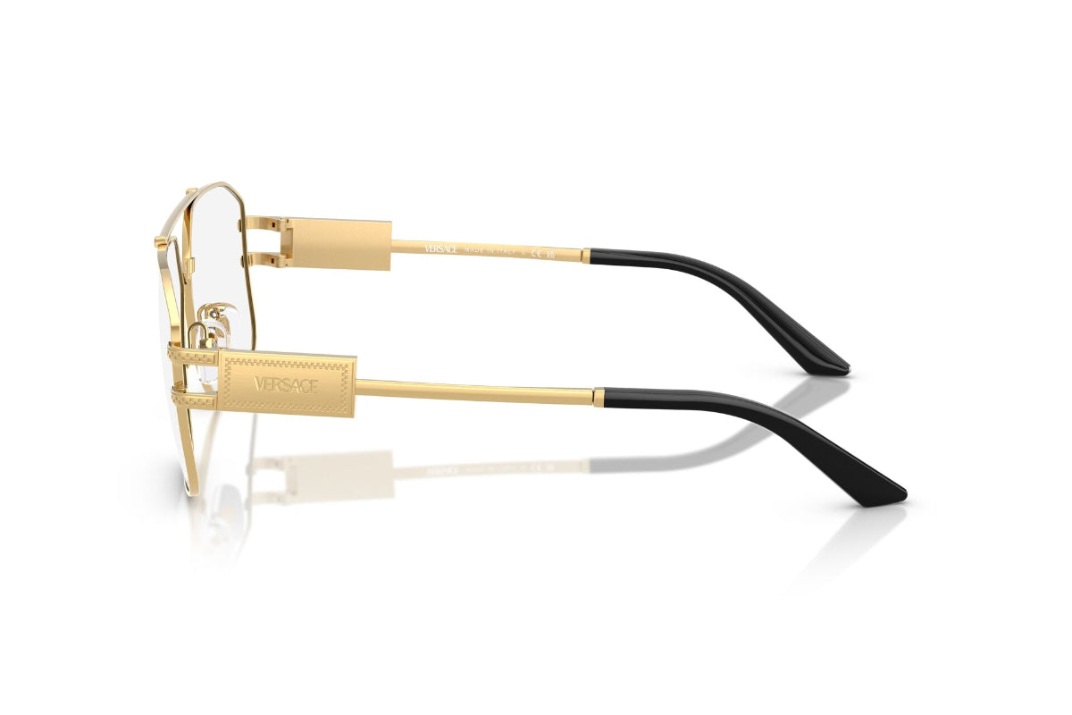 Versace Lentes Ópticos Damier Plaque VE1302