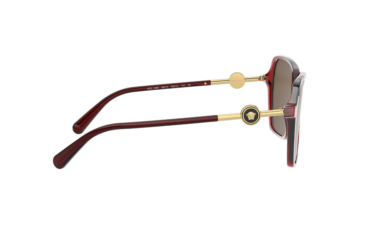 Lentes de Sol Transparent Red Versace