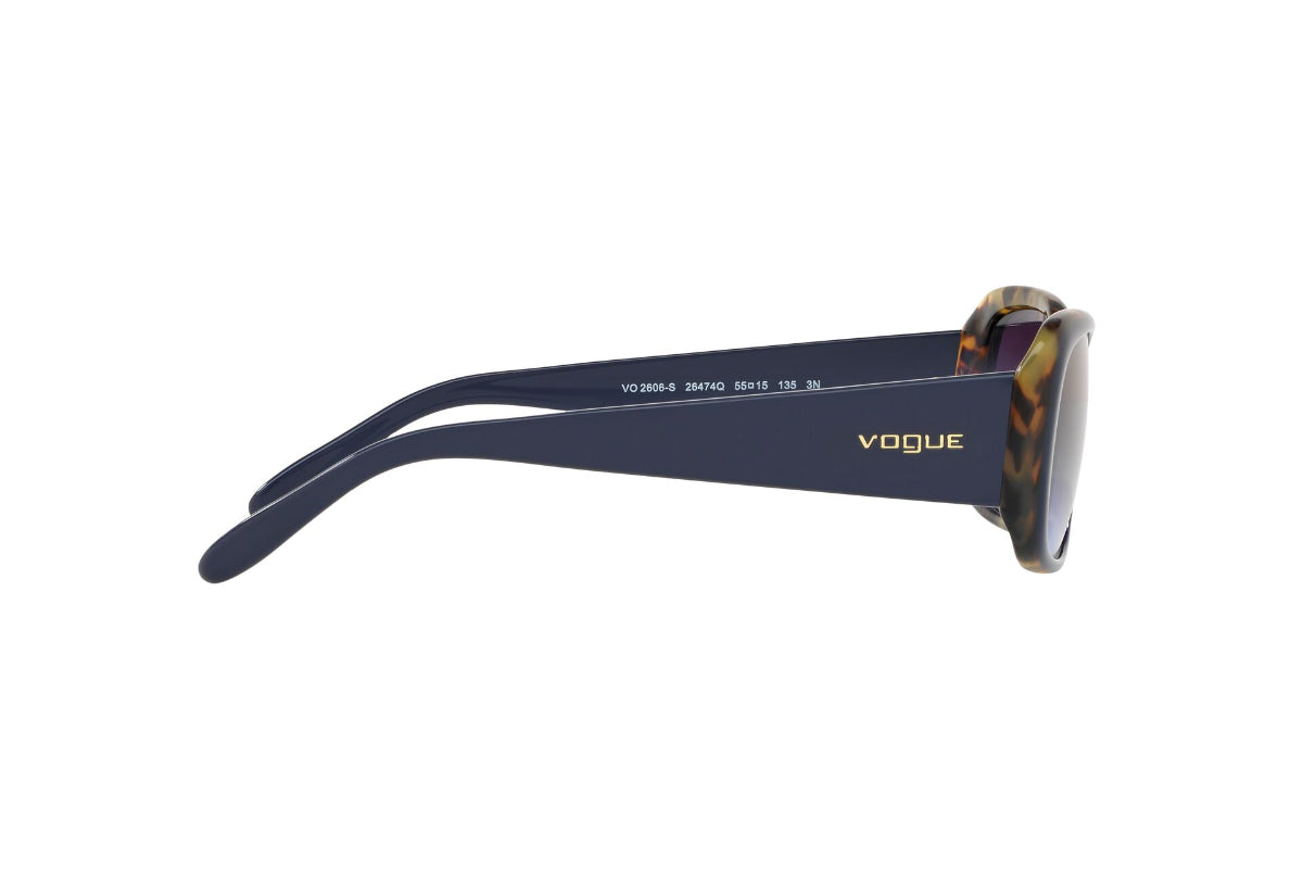 Lentes de Sol Top Blue Tortoise Vogue