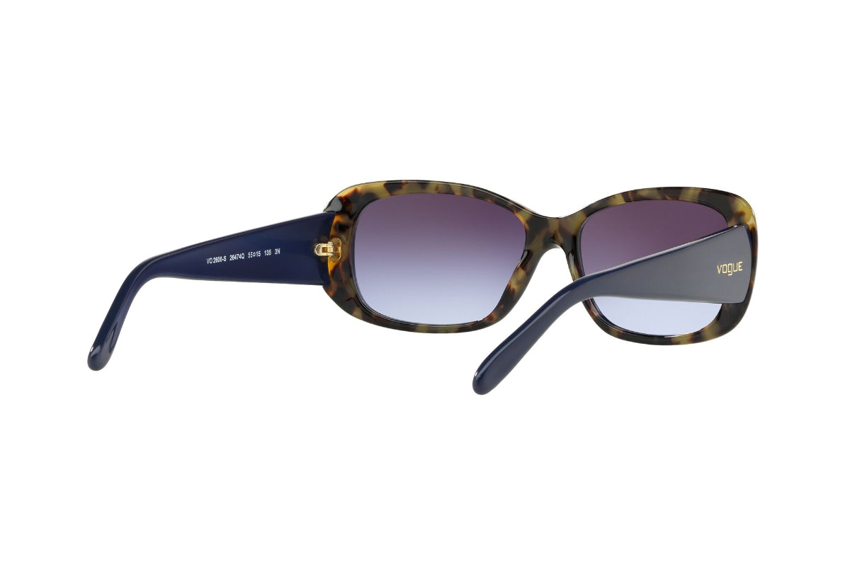 Lentes de Sol Top Blue Tortoise Vogue