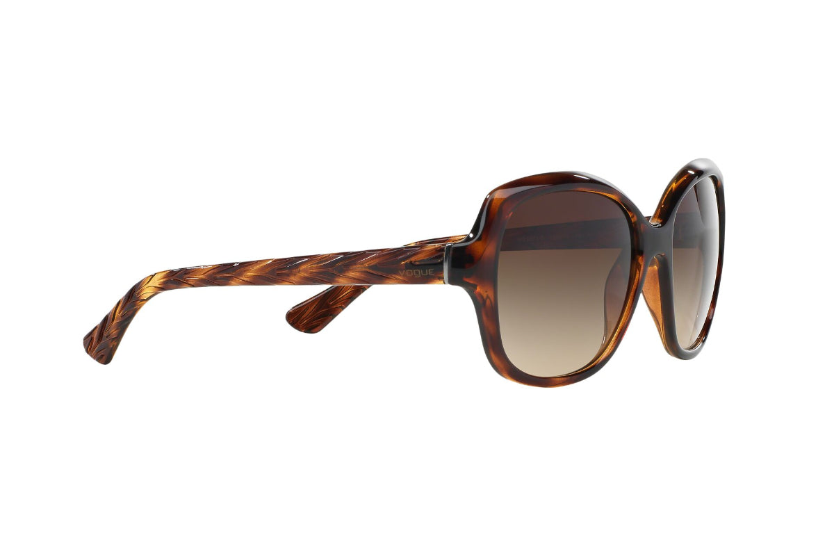 Lentes de Sol Striped Dark Havana Vogue