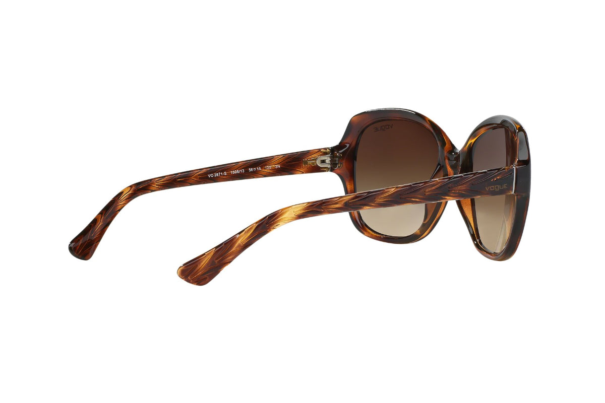 Lentes de Sol Striped Dark Havana Vogue