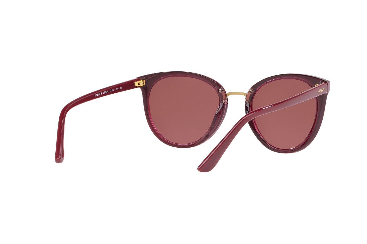 Lentes de Sol Top Dark Red Transparent  Vogue