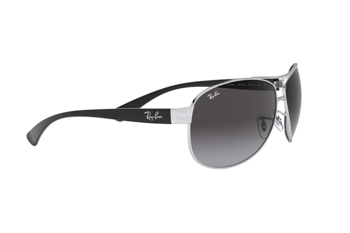 Lentes de Sol Aviator Oversized Silver Grey Ray-Ban